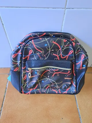 Mochila-bolso negro nuevo