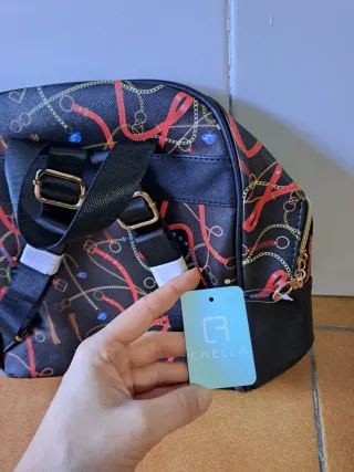 Mochila-bolso negro nuevo