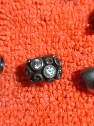 Lote 6 piezas plata charms para pulsera