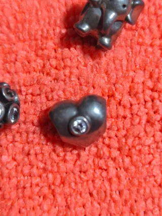 Lote 6 piezas plata charms para pulsera