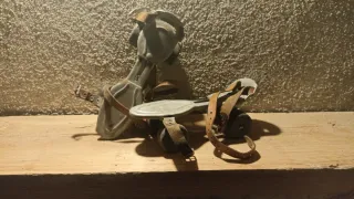Patines Antiguos de Metal con Correas