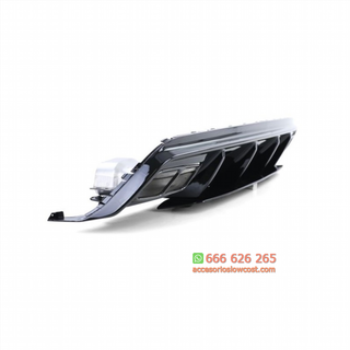 Difusor trasero deportivo con tubos de escape neg