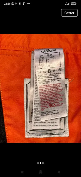 Conjunto SKI DARE 2B + WEDZE Talla M