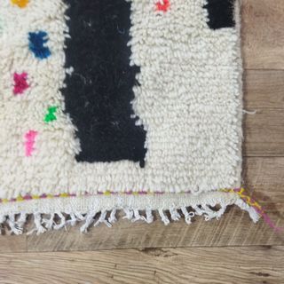 Alfombra Bereber Marroquí Rosa Multicolor