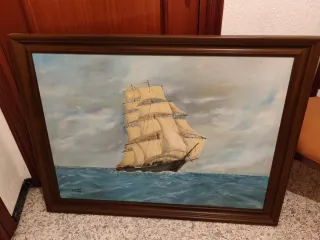 Cuadro Barco Velero Óleo pintura a mano