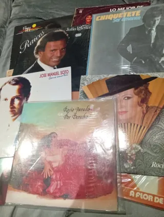Lote 11 Vinilos Flamenco y Pop Español