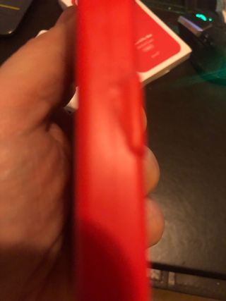 Funda Silicona Roja iPhone 14 Pro Max