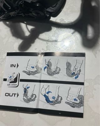 Fijaciones snowboard nuevas a estrenar,talla S