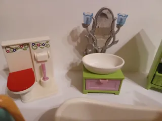 Baño Playmobil con Figura