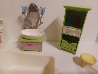 Baño Playmobil con Figura