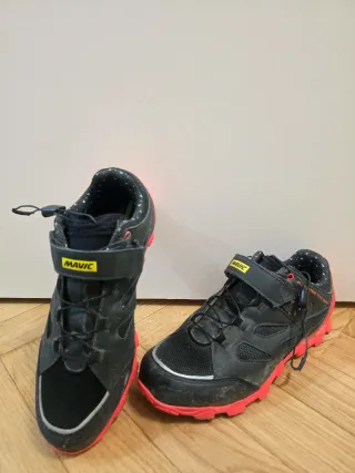 Zapatillas Ciclismo Mavic Negras/Rojas