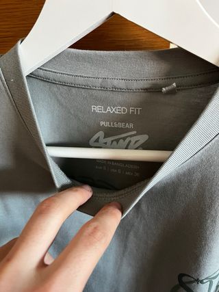 Camiseta STWD Studio Pull&Bear Verde Caqui