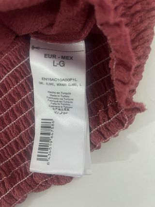 Tallas S / M y L. Blusa elástica NAËLLE