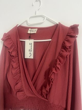 Tallas S / M y L. Blusa elástica NAËLLE