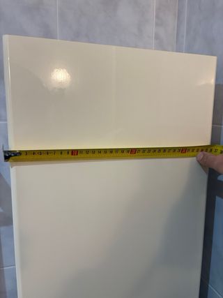 Armario baño blanco alto