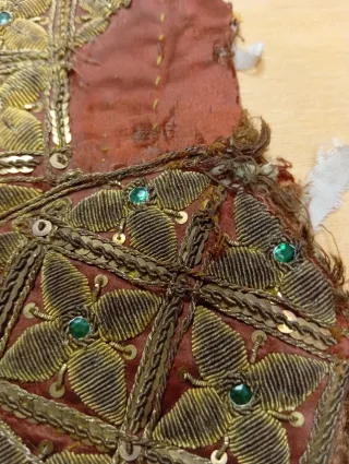 Espalda Chaquetilla Torero Bordada Antigua