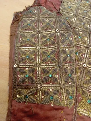 Espalda Chaquetilla Torero Bordada Antigua