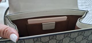 Bolso de noche Beige y Dorado Mod. GG