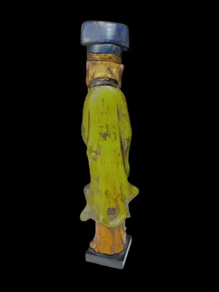 Figura Sabio Chino Confucio 38cm - Con Sello