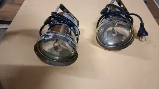 Lámparas de fiesta metal y cristal