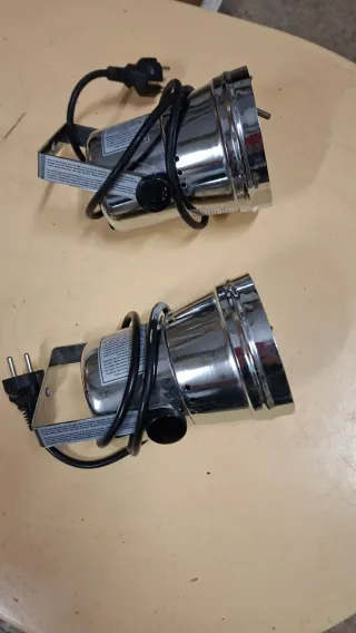 Lámparas de fiesta metal y cristal