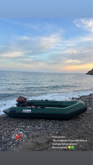 Barca neumatica 330 + motor Mariner 8cv