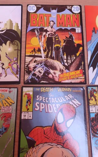 Cofanetto Cartoline Spiderman e Batman vintage