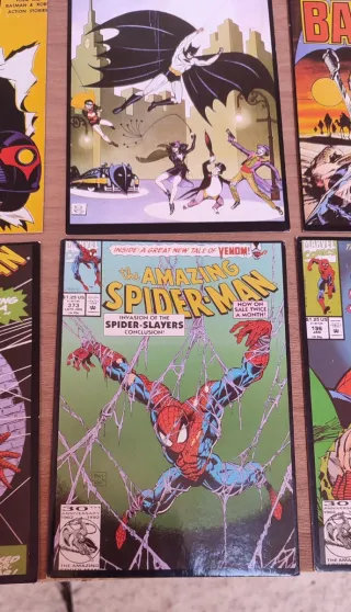 Cofanetto Cartoline Spiderman e Batman vintage