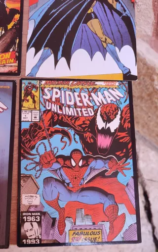 Cofanetto Cartoline Spiderman e Batman vintage