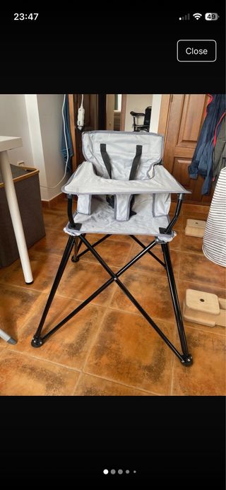 Trona Saro Bebé Camping Plegable cómodo