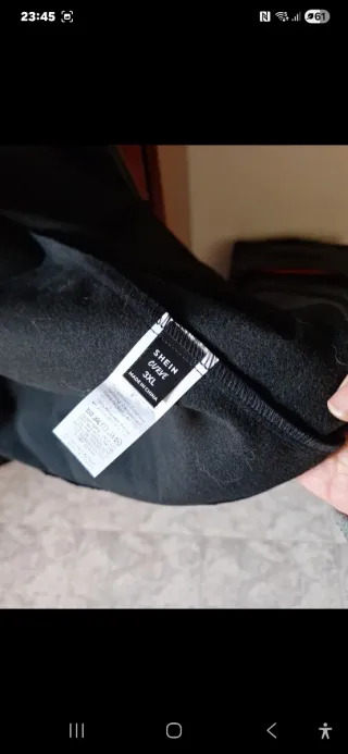 Gabardina larga negra