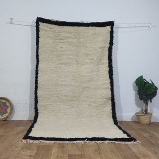 Alfombra Beni Ouarain 260x140 cm – Lana Natural