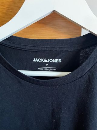 Camiseta Jack & Jones Negra Talla M