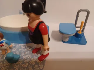 Playmobil Baño Mamá y Bebé