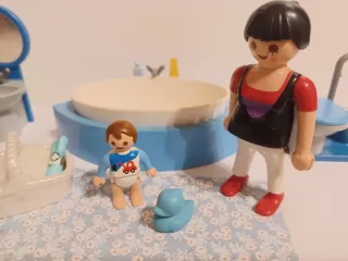 Playmobil Baño Mamá y Bebé