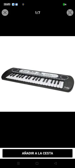 Teclado electrónico infantil