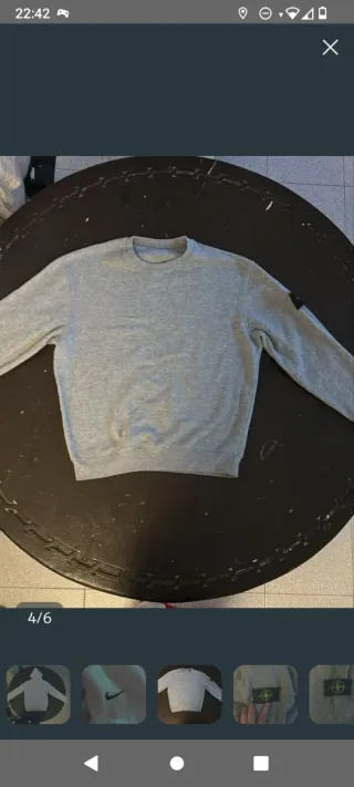 Sudadera Stone Island Gris