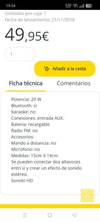 Altavoz DigiVolt Bluetooth Portátil