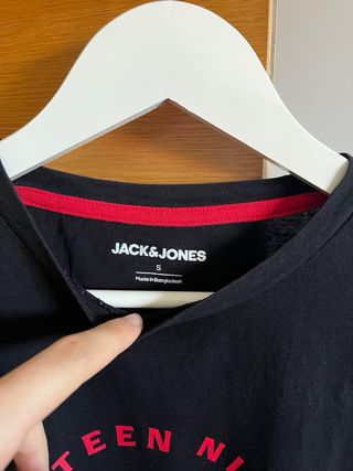 Camiseta Jack & Jones Negra Talla M
