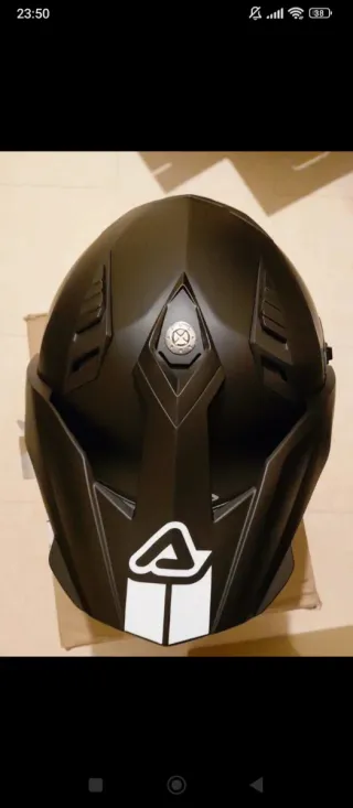 Casco Acervis Adventure Negro talla Xl