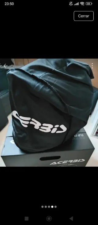 Casco Acervis Adventure Negro talla Xl