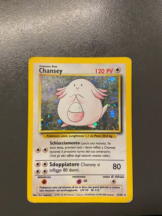 Chansey Pokémon Base 120 PV