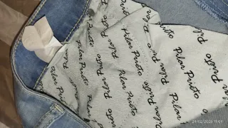 Pantalón Pirata Pilar Prieto Talla 44 Azul