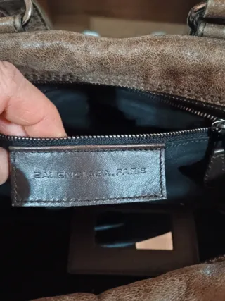 Borsa Balenciaga Pelle Marrone