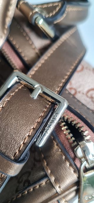 Bolso de lujo en Dorado y Beige Mod. GG