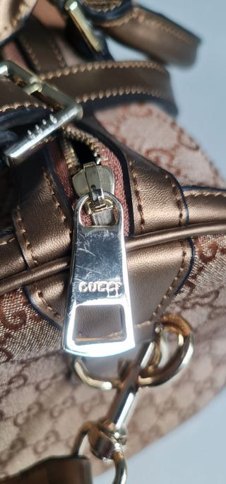 Bolso de lujo en Dorado y Beige Mod. GG