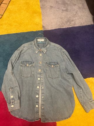Camisa vaquera Zara Talla L