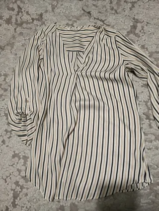Camisa Stradivarius Rayas Talla S