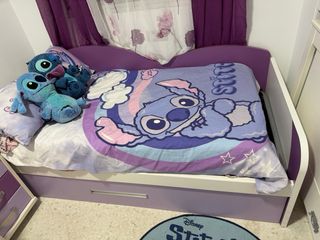 Cama nido infantil morada