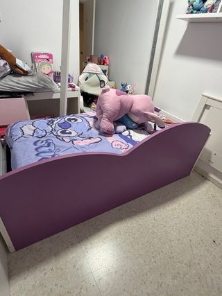 Cama nido infantil morada